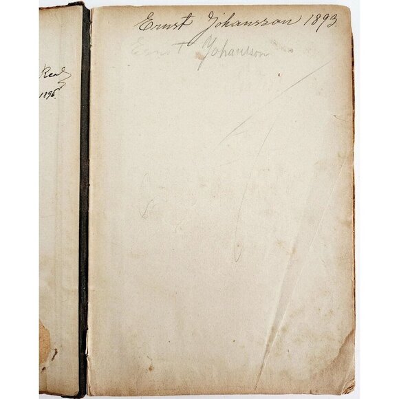 1890s Sweden School Quartet Music Song Book 1st Edition Victorian Stockholm WHBS - Picture 4 of 7